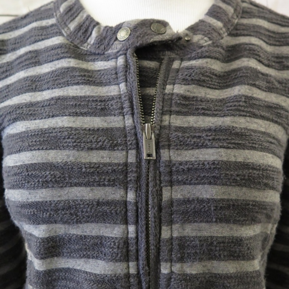 Free People Striped Peplum Jacket - Picture 2 of 6